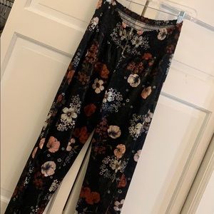 High Waisted Velvet Pants